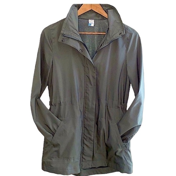 Old Navy Jackets & Blazers - Lightweight military style Jacket. Green drawstring waist.